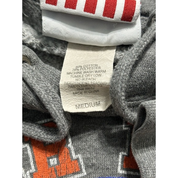 Denver Broncos Y2K Junk Food Men's Hoodie Pullover Sweater Gray Size Medium - Picture 4 of 6